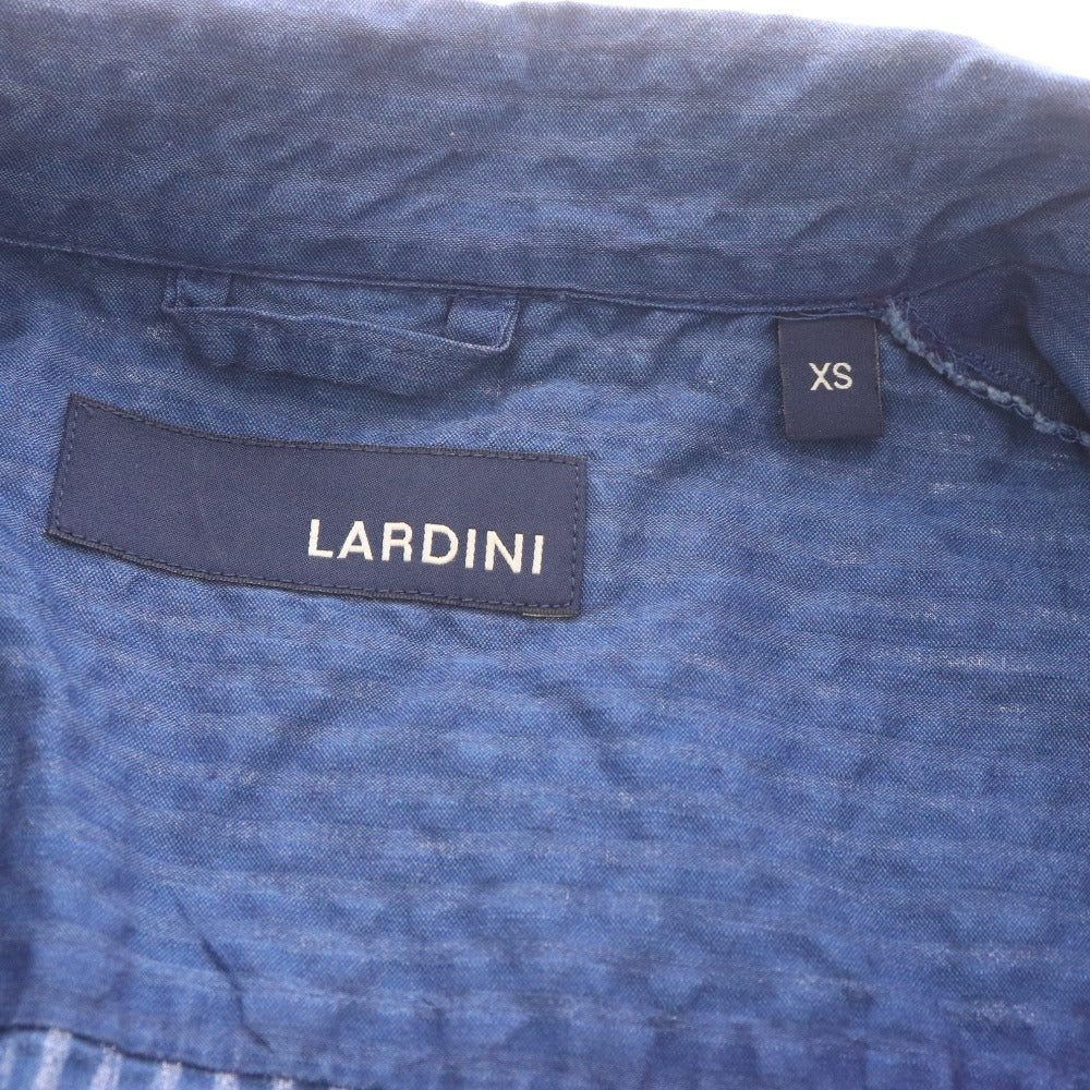 ■ Lardini tailored jacket, long sleeves, 100% cotton, men's, size XS, navy