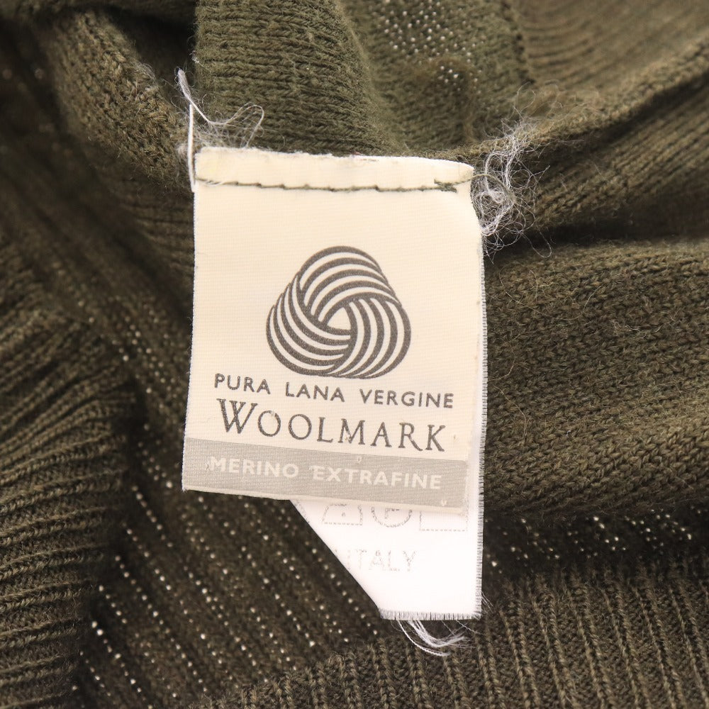 ■ ニールバレット ニット セーター トップス Vネック リブ メンズ カーキ