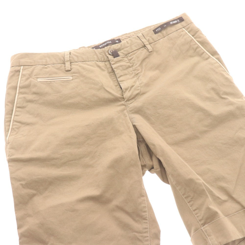 ■ PT01 ピーティーゼロウーノ バミューダパンツ ハーフパンツ ボトムス ロールアップ メンズ 46 （M相当）カーキ