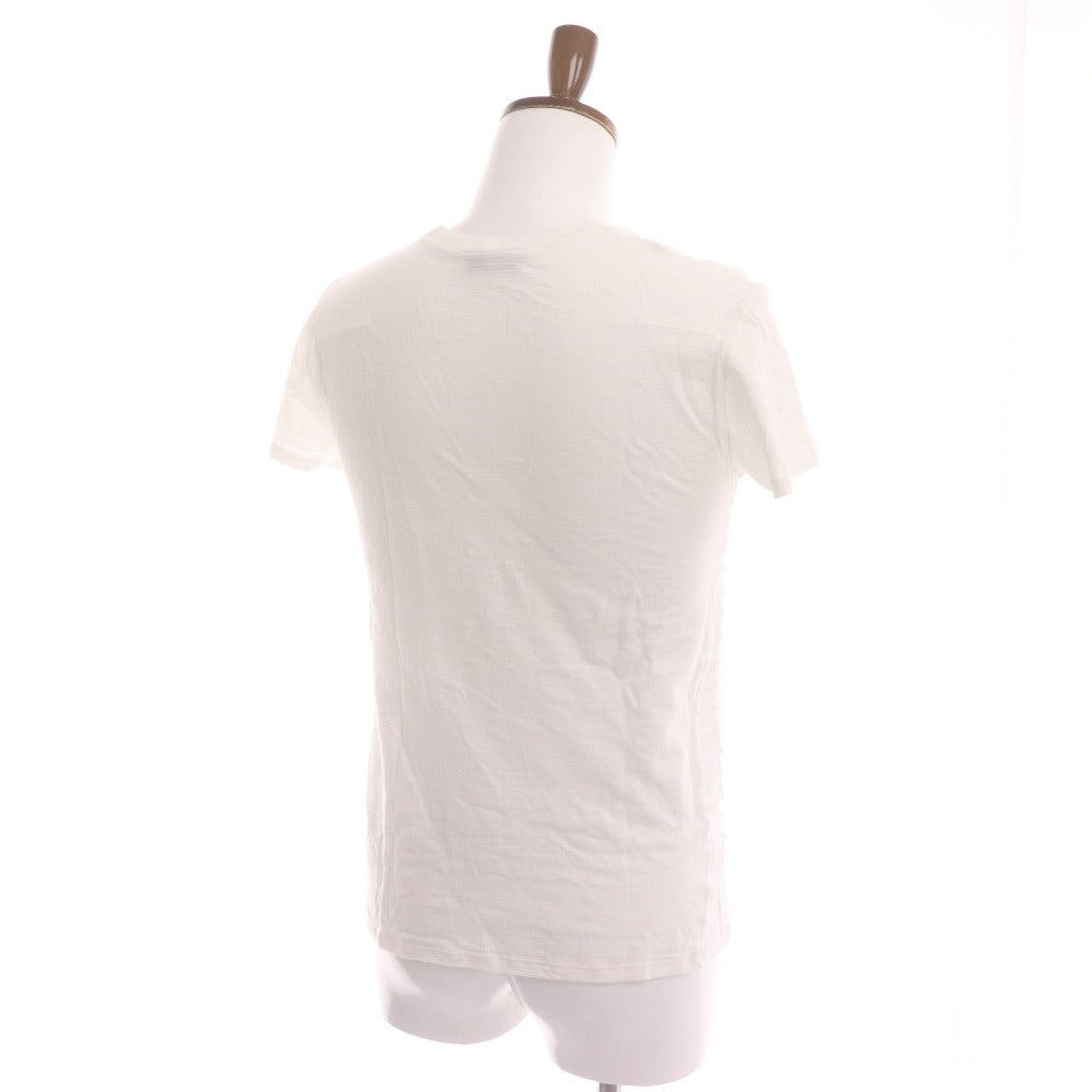 ■ Dior Short Sleeve Ruffle Top, Men's, XXS, White
