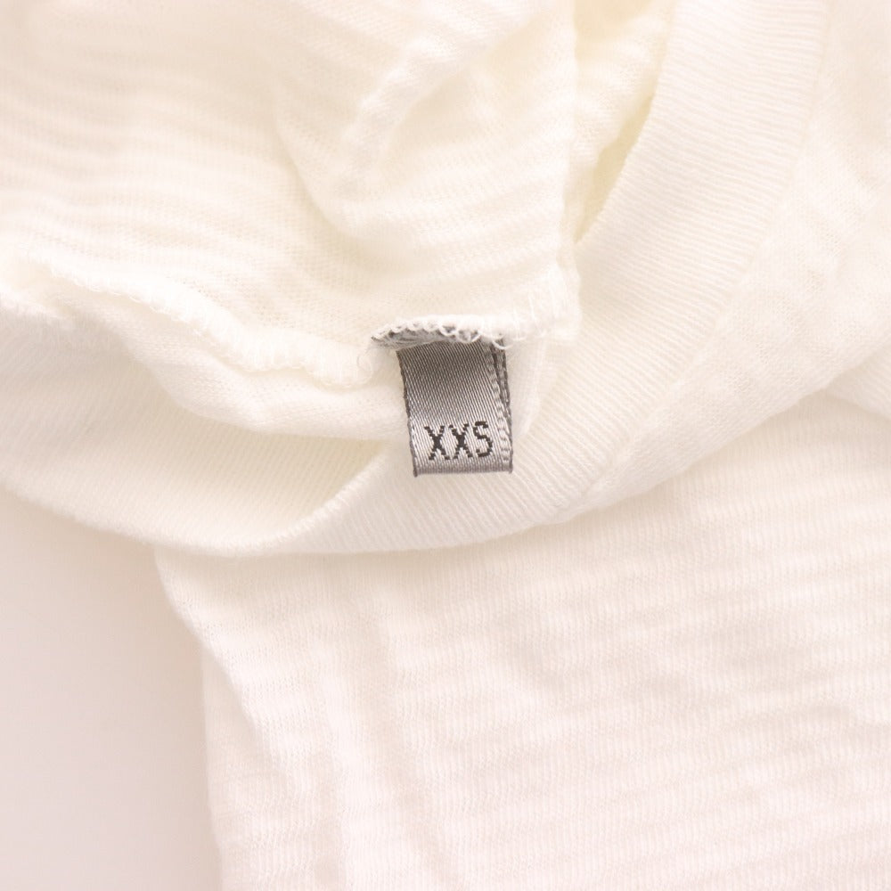 ■ Dior Short Sleeve Ruffle Top, Men's, XXS, White