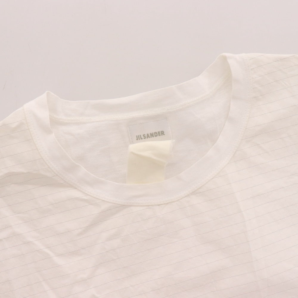 ■ ジルサンダー Tシャツ カットソー 半袖 トップス メンズ ホワイト