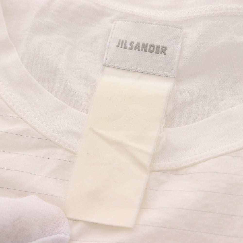 ■ ジルサンダー Tシャツ カットソー 半袖 トップス メンズ ホワイト