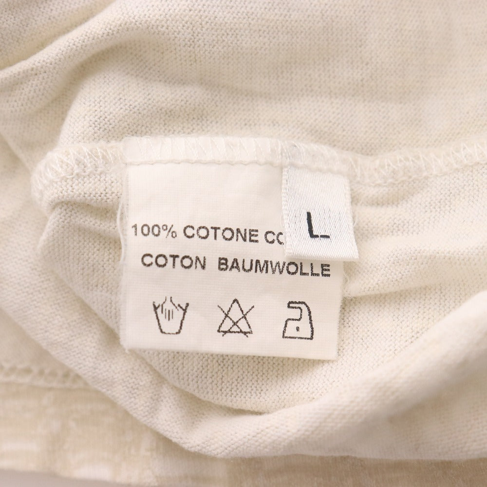 ■ ニールバレット Tシャツ 半袖 トップス 総柄 丸首 メンズ L ベージュ