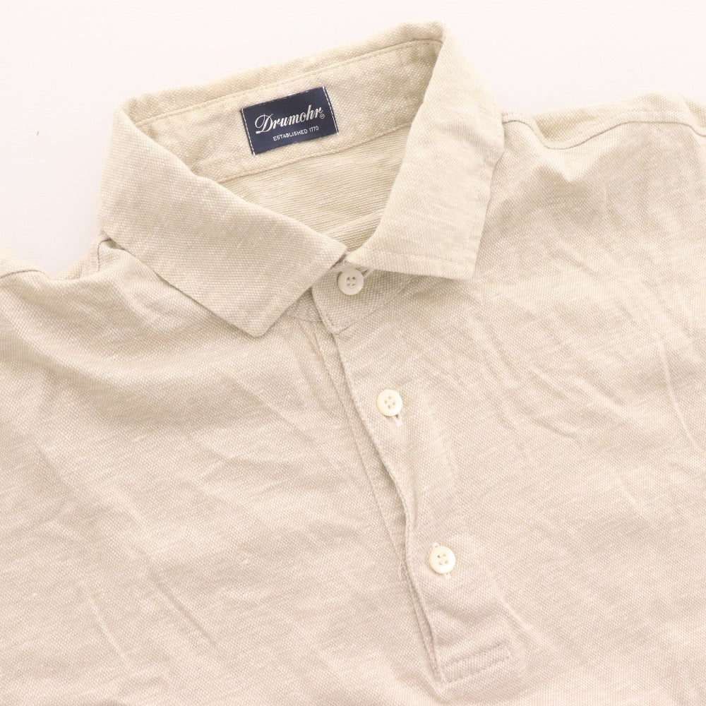 ■ ドルモア ポロシャツ 半袖 トップス メンズ S ベージュ