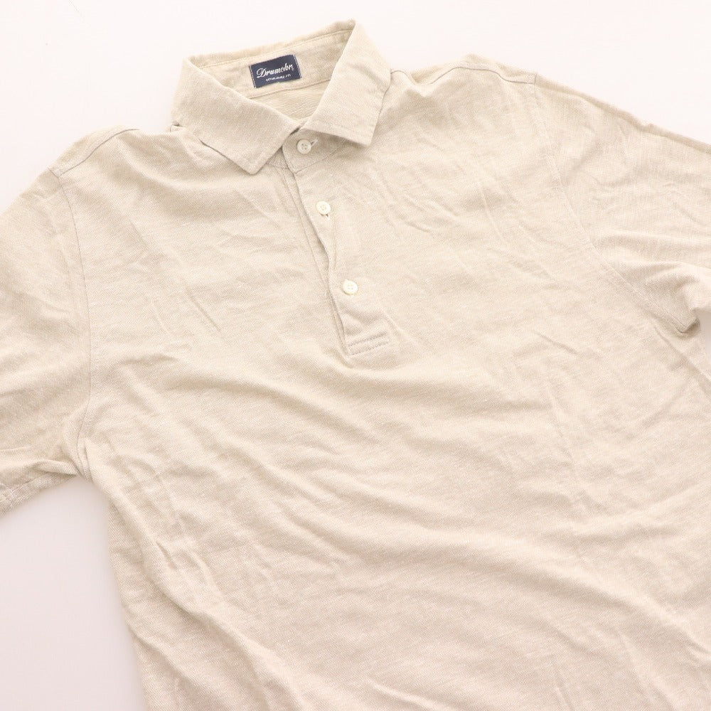 ■ ドルモア ポロシャツ 半袖 トップス メンズ S ベージュ