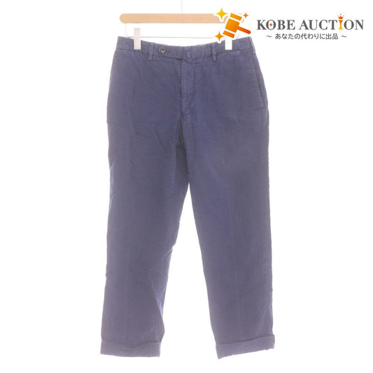 ■ ジーティーアー ビームス G.T.A BEAMS パンツ ボトムス 裾ダブル メンズ 48 （L相当）ネイビー