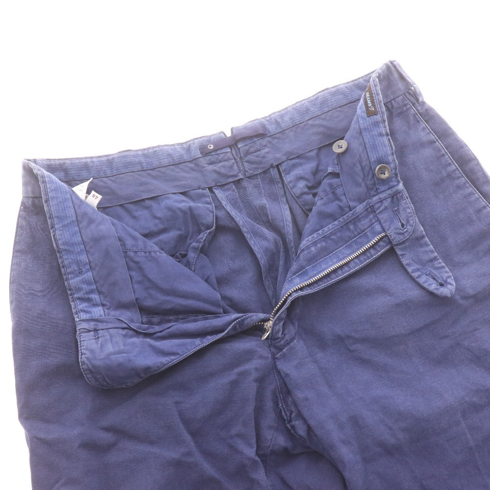 ■ ジーティーアー ビームス G.T.A BEAMS パンツ ボトムス 裾ダブル メンズ 48 （L相当）ネイビー