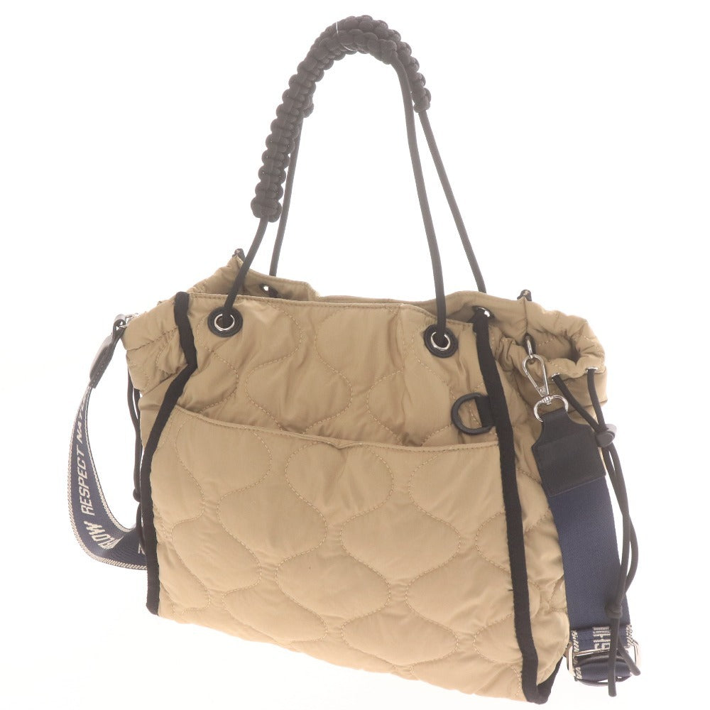 ■ ベイフロー ショルダーバッグ ハンドバッグBG2309NG01 鞄 キルティング 2way レディース ベージュ