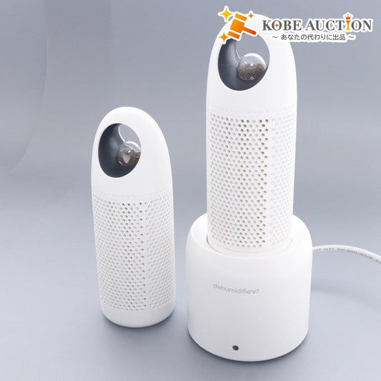 ■ Afloia ミニ 除湿機 TOP-C コードレス 消臭 除湿ホワイト 通電確認済み 附属品付き