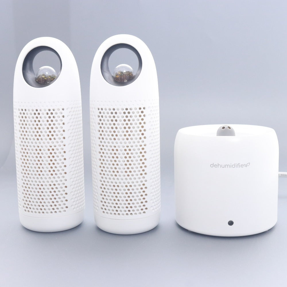 ■ Afloia ミニ 除湿機 TOP-C コードレス 消臭 除湿ホワイト 通電確認済み 附属品付き