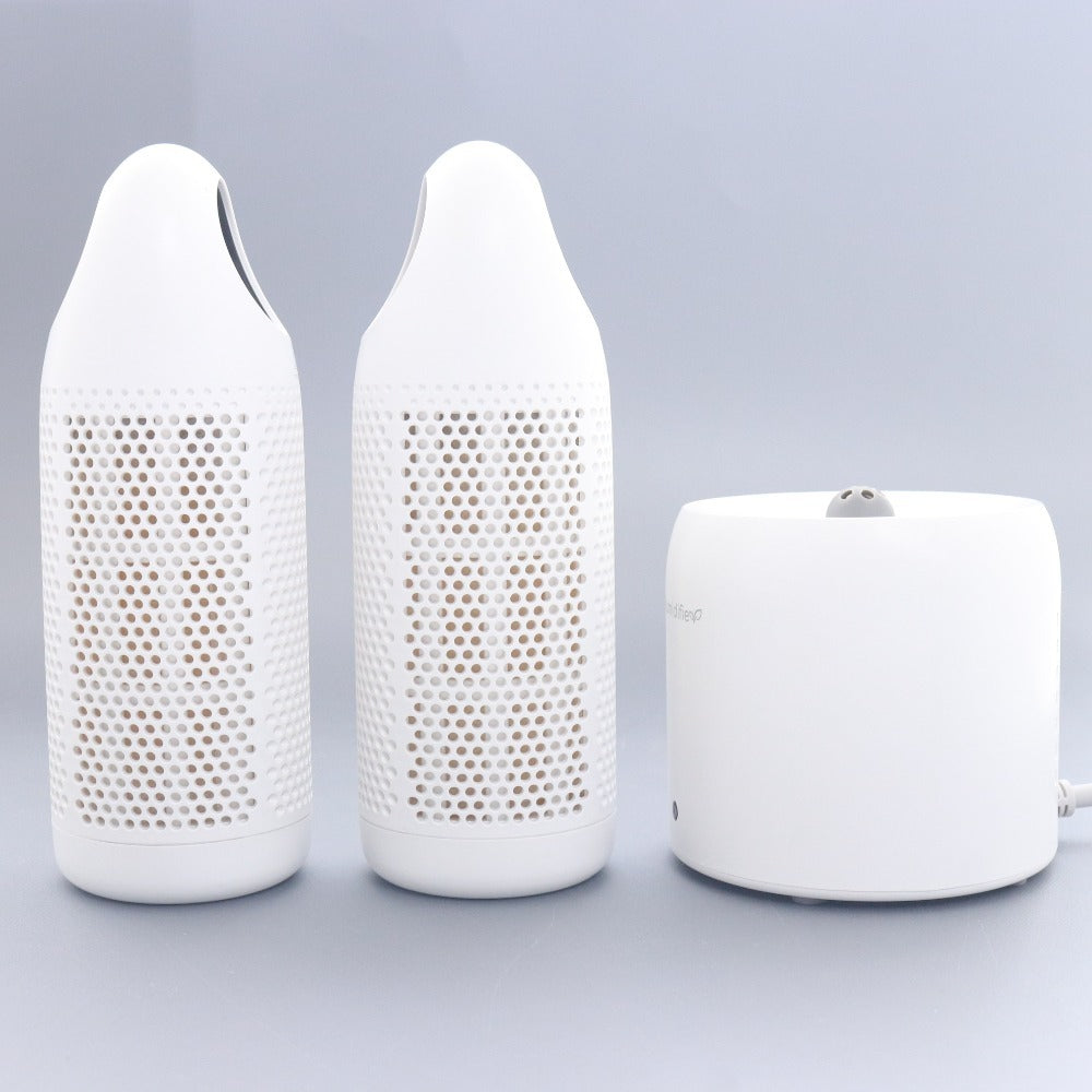 ■ Afloia ミニ 除湿機 TOP-C コードレス 消臭 除湿ホワイト 通電確認済み 附属品付き