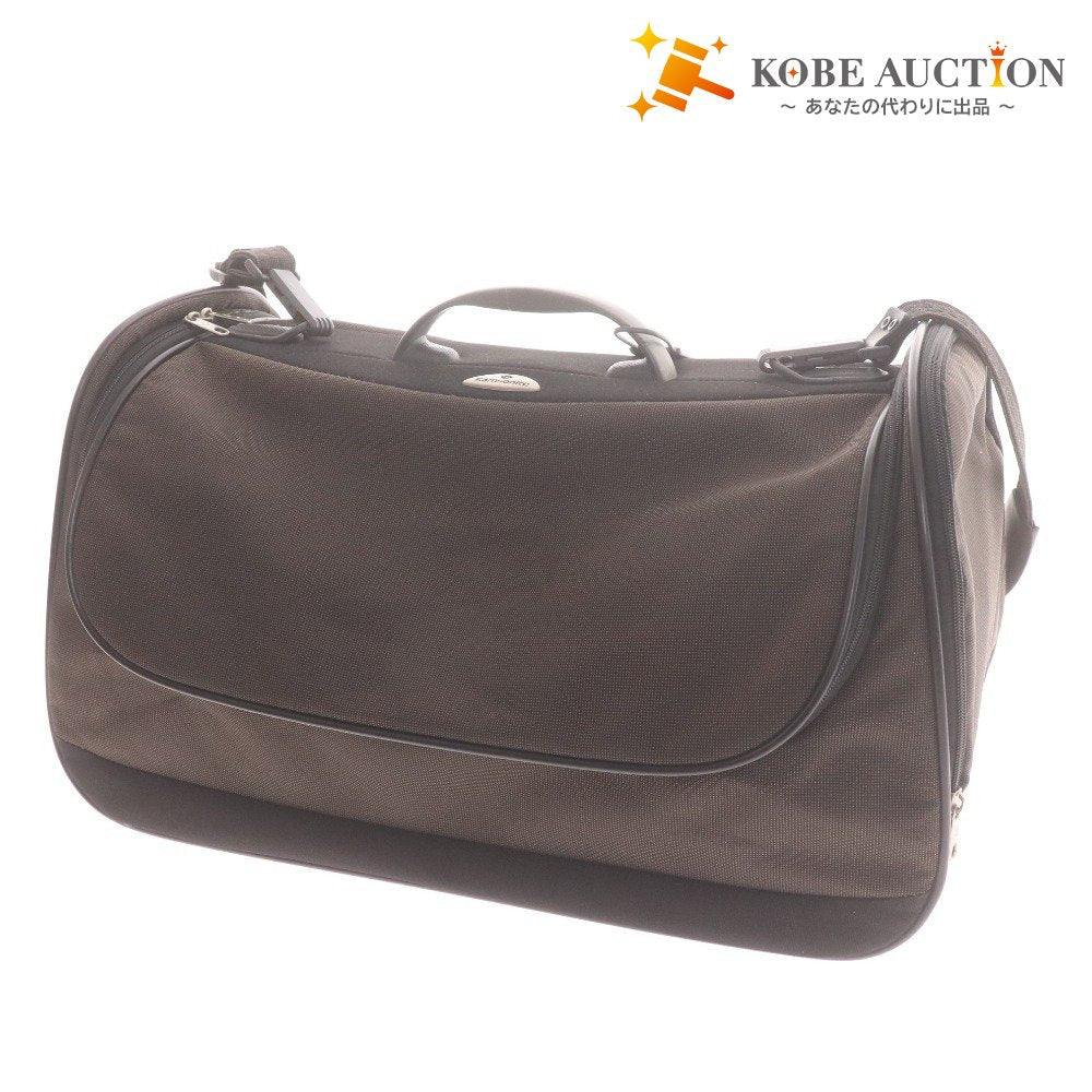 ■ サムソナイト ボストンバッグ 鞄 メンズ ブラック TSAロック付きスーツケースベルト TSAロックダイヤル式南京錠 付き 未使用含む