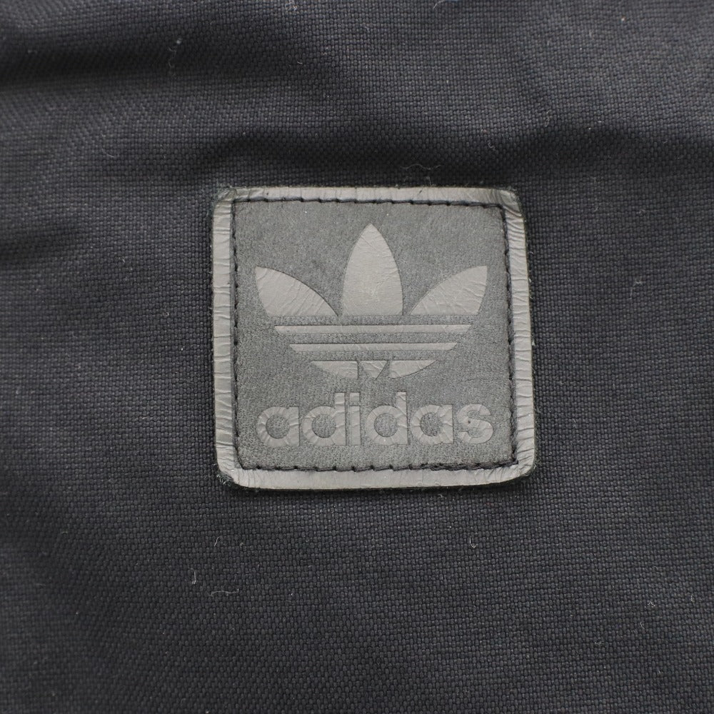 ■ アディダス ダウン ジャケット アウター ワッペン メンズ L ブラック