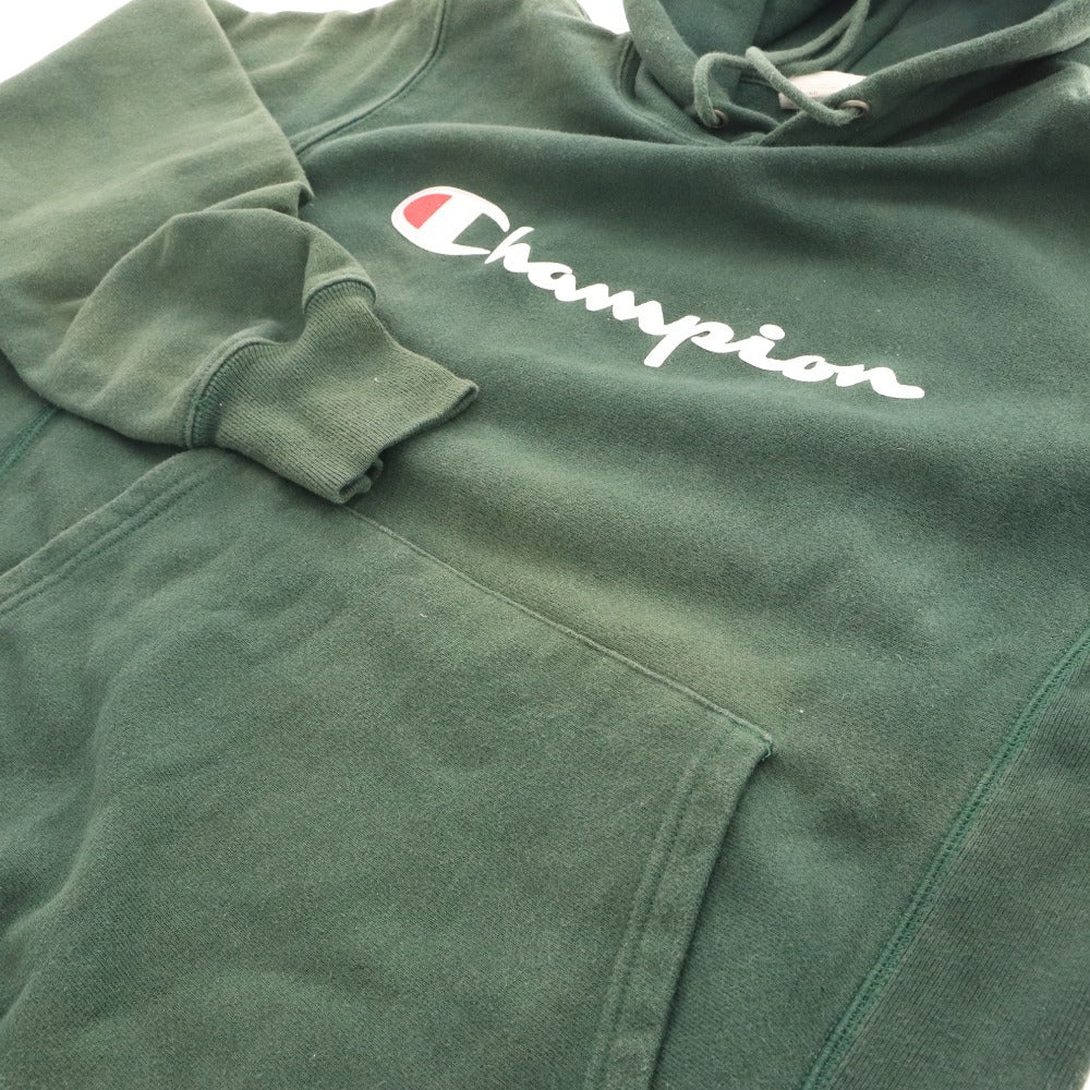 Champion Reverse Weave Hoodie Sweatshirt, Men's, Size Small, Green