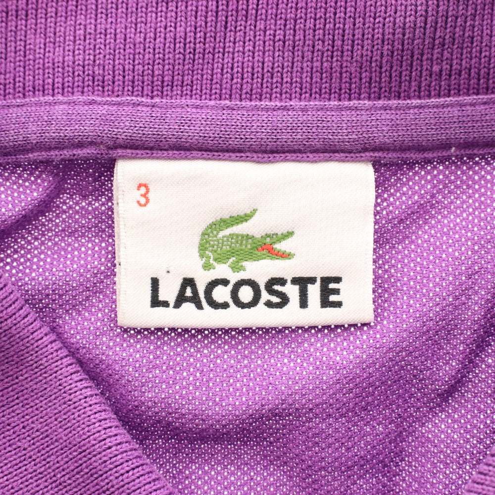 ■ Lacoste Polo Shirt L1212X Men's Pique Polo Shirt, Size 3 (M), Purple