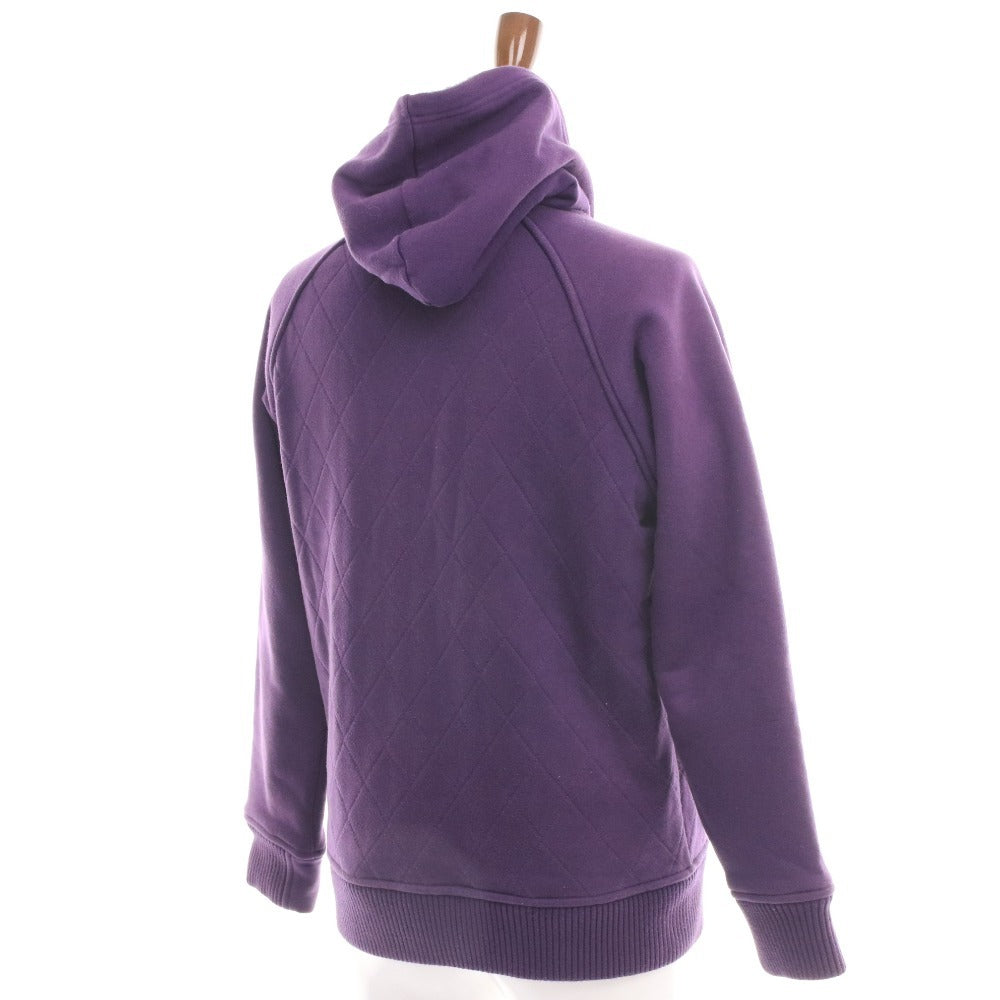 ■ ノースフェイス パーカー フーディ AT35003 アウター 裏ボア キルティング スナップボタン メンズ M パープル