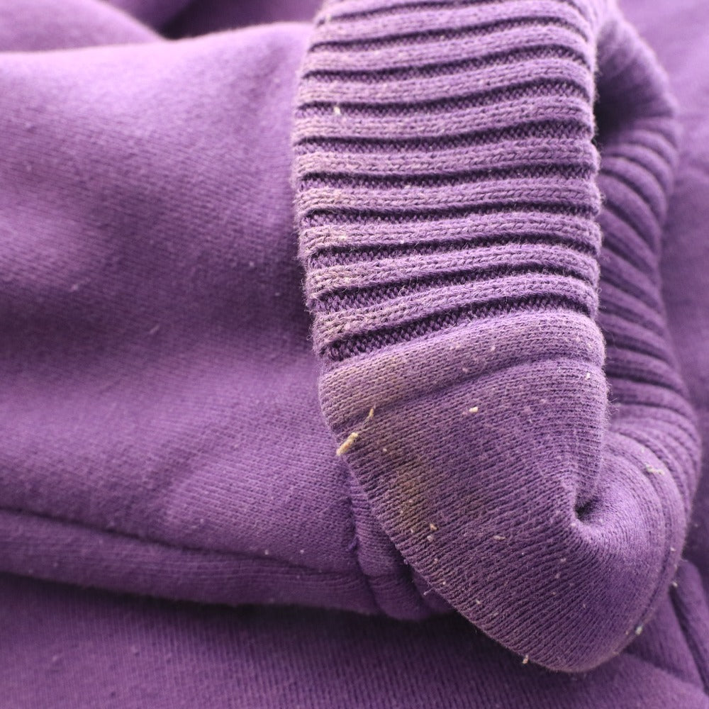 ■ ノースフェイス パーカー フーディ AT35003 アウター 裏ボア キルティング スナップボタン メンズ M パープル