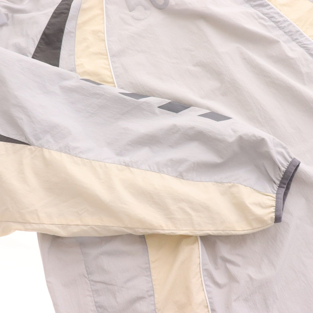 ■ ウィリーチャバリア x hummel ナイロンジャケット 5683 TRAINING WIND BREAKER 長袖 アウター フード付 シャカシャカ メンズ L 未使用