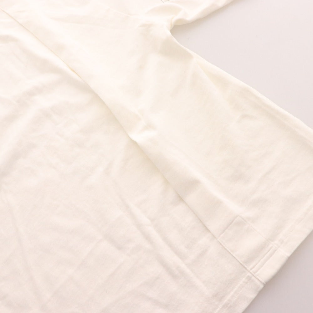 ■ ウィリーチャバリア Tシャツ ロンT BUFFALO T BACKWARDS USA 67 長袖 トップス 総柄 ロゴ プリント メンズ L ホワイト 白 未使用