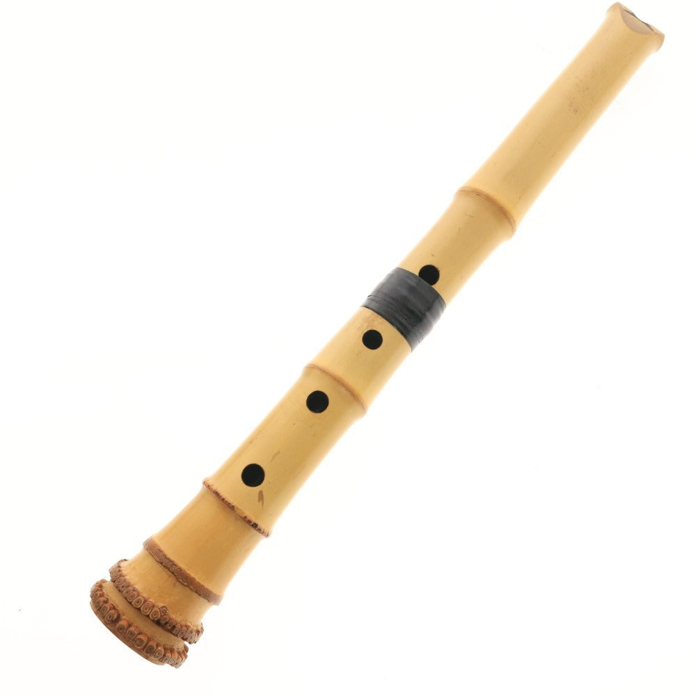 ■ 尺八 八寸管 琴古流2本 都山流1本 セット 和楽器 楽器 日本 伝統 焼印 ハードケース付き