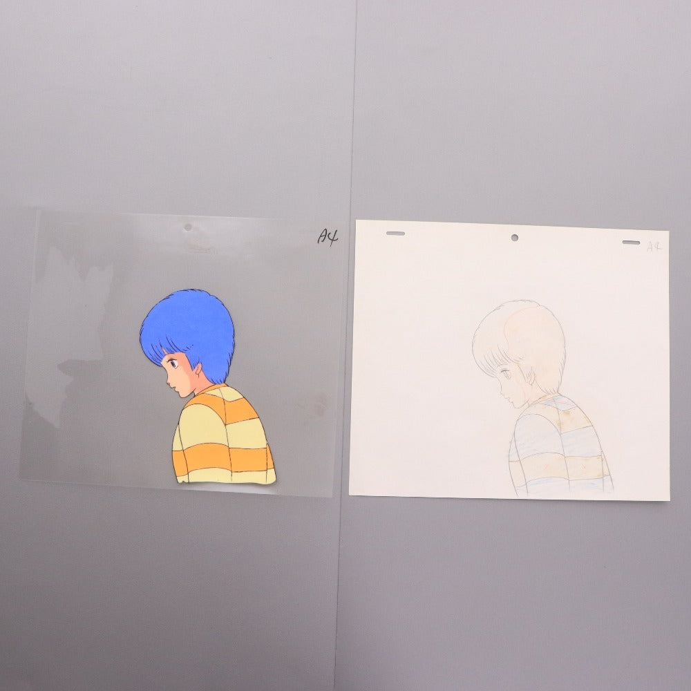 ■ 夢戦士ウイングマン セル画 原画 動画張り付き 夢あおい アオイ A4 アニメーション