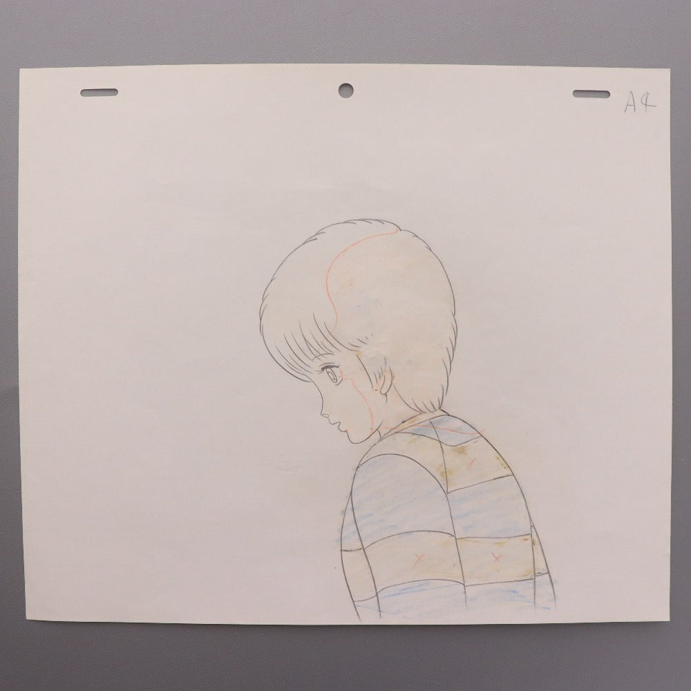 ■ 夢戦士ウイングマン セル画 原画 動画張り付き 夢あおい アオイ A4 アニメーション