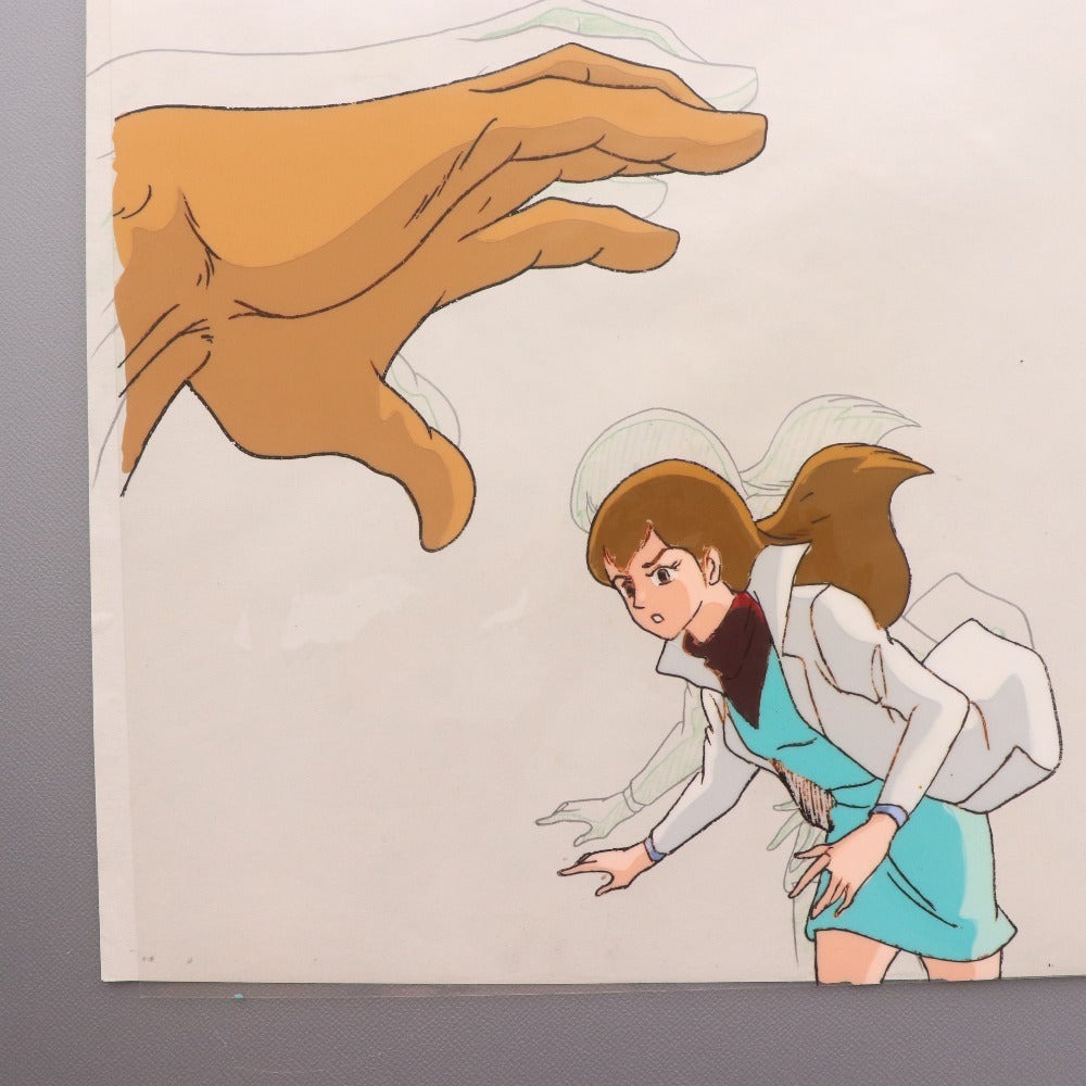 ■ Lightspeed Electric God Albegas cel set of 2, bundled, original drawings with animation attached, A11 A9, Goro Kumai, Hotaru Mizuki, animation