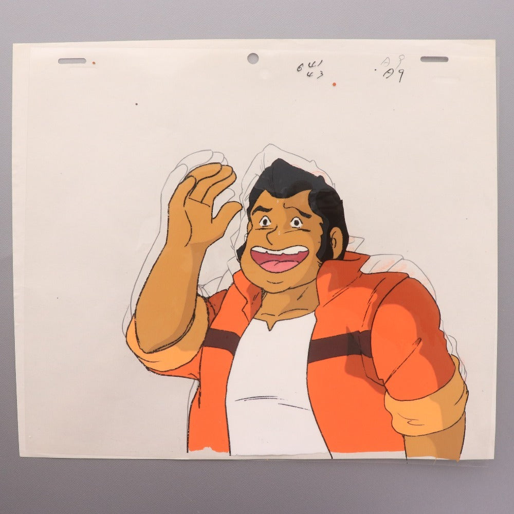 ■ Lightspeed Electric God Albegas cel set of 2, bundled, original drawings with animation attached, A11 A9, Goro Kumai, Hotaru Mizuki, animation