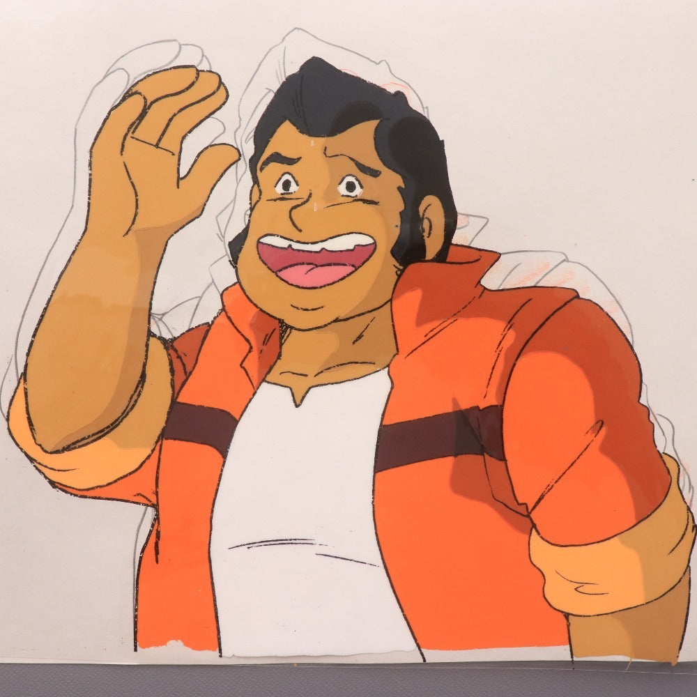 ■ Lightspeed Electric God Albegas cel set of 2, bundled, original drawings with animation attached, A11 A9, Goro Kumai, Hotaru Mizuki, animation