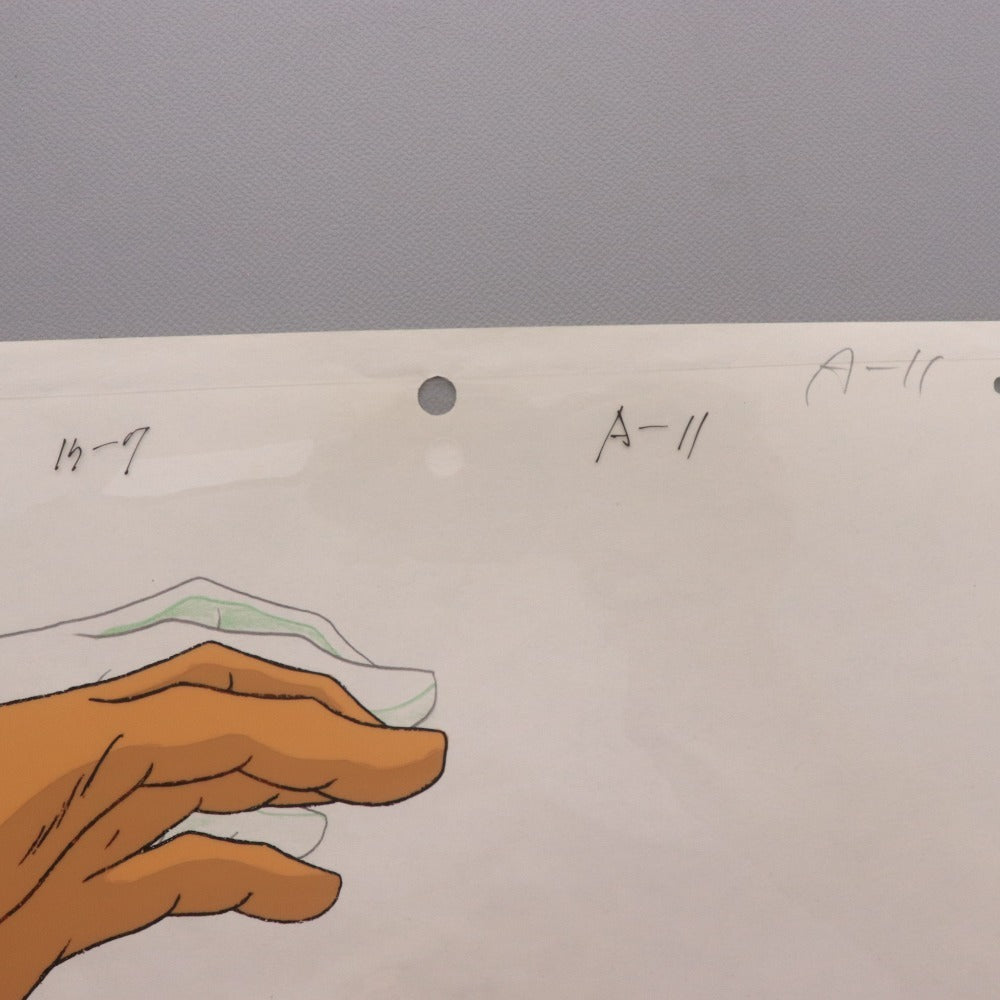 ■ Lightspeed Electric God Albegas cel set of 2, bundled, original drawings with animation attached, A11 A9, Goro Kumai, Hotaru Mizuki, animation