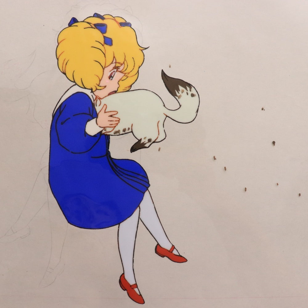 ■ ハロー!レディリン レディレディ!! セル画 3点セット まとめ売り 原画 動画張り付き B5 B5 A11 リン モードリン トマス アニメーション