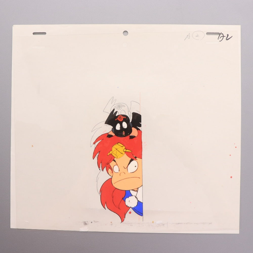 ■ ベムベムハンターこてんぐテン丸 セル画 3点セット まとめ売り 原画 動画張り付き A2 A3 A4 鞍馬テン丸 クロ 等 アニメーション