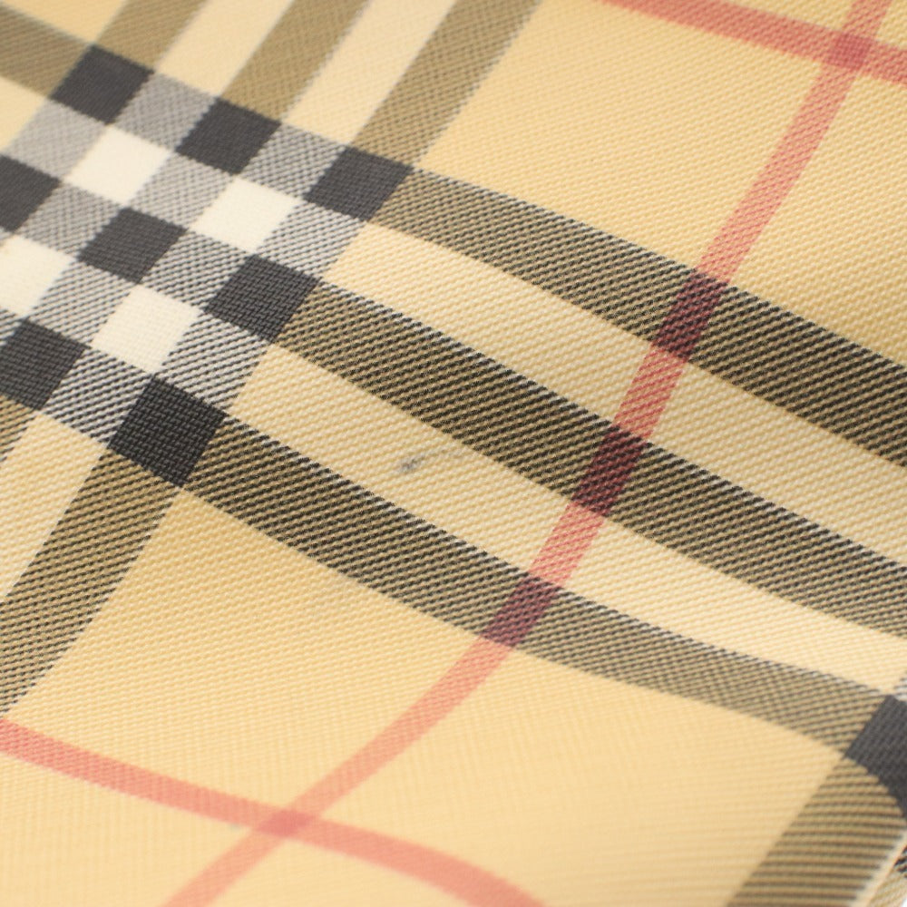 ■ バーバリー ハンドバッグ トートバッグ 鞄 チェック 内ポケット チャック レディース ベージュ 袋付き