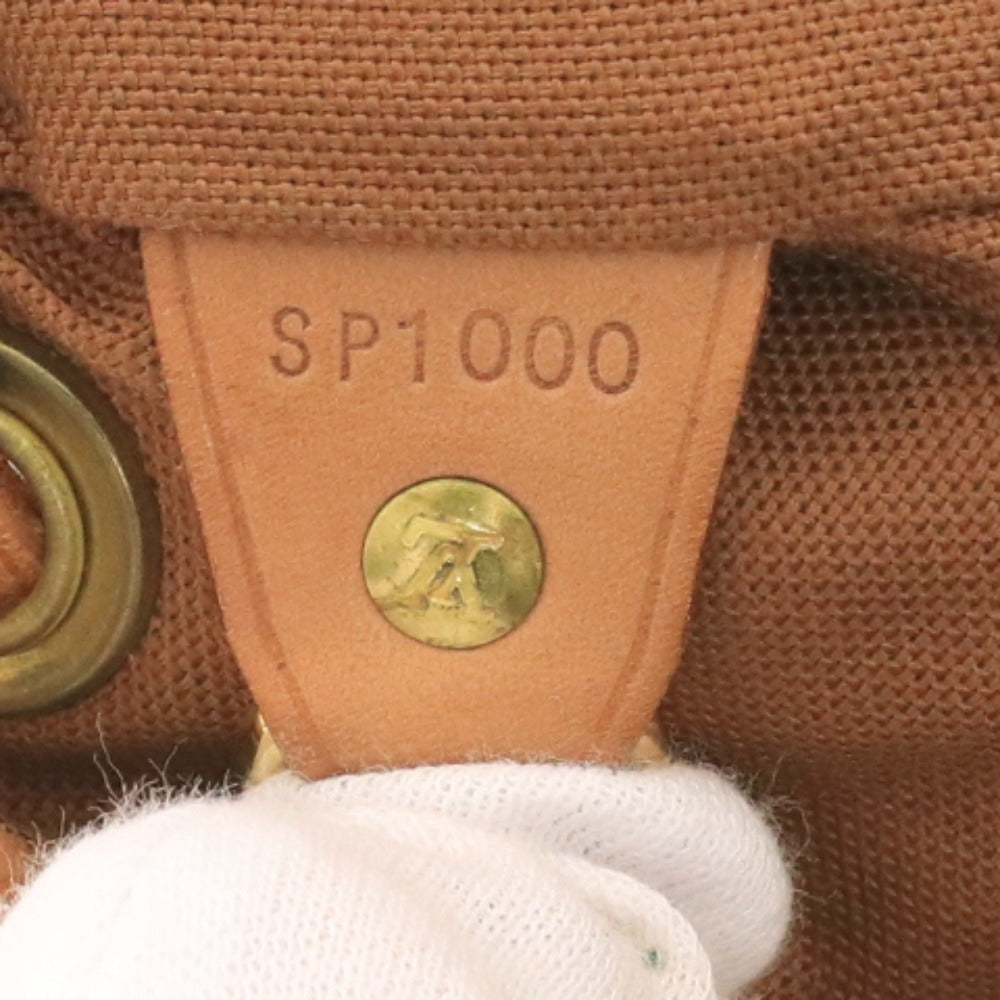 ■ ルイヴィトン モンスリMM モノグラム リュックサック デイパック 鞄 ファスナーポケット ゴールド金具 レディース ダークブラウン