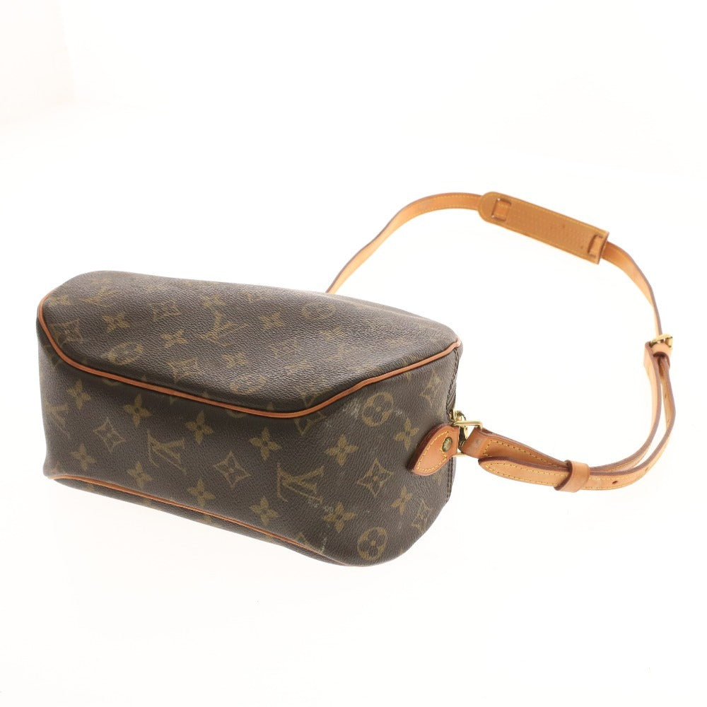 ■ ルイヴィトン ブロワ モノグラム ショルダーバッグ 鞄 ゴールド金具 ファスナー開閉 内側オープンポケット レディース ダークブラウン