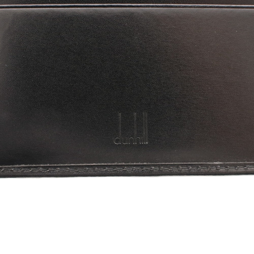 ■ dunhill ダンヒル 長財布 ウォレット 二つ折り小銭入れ 札入れ カード入れ ロゴ メンズ ブラック 箱付き