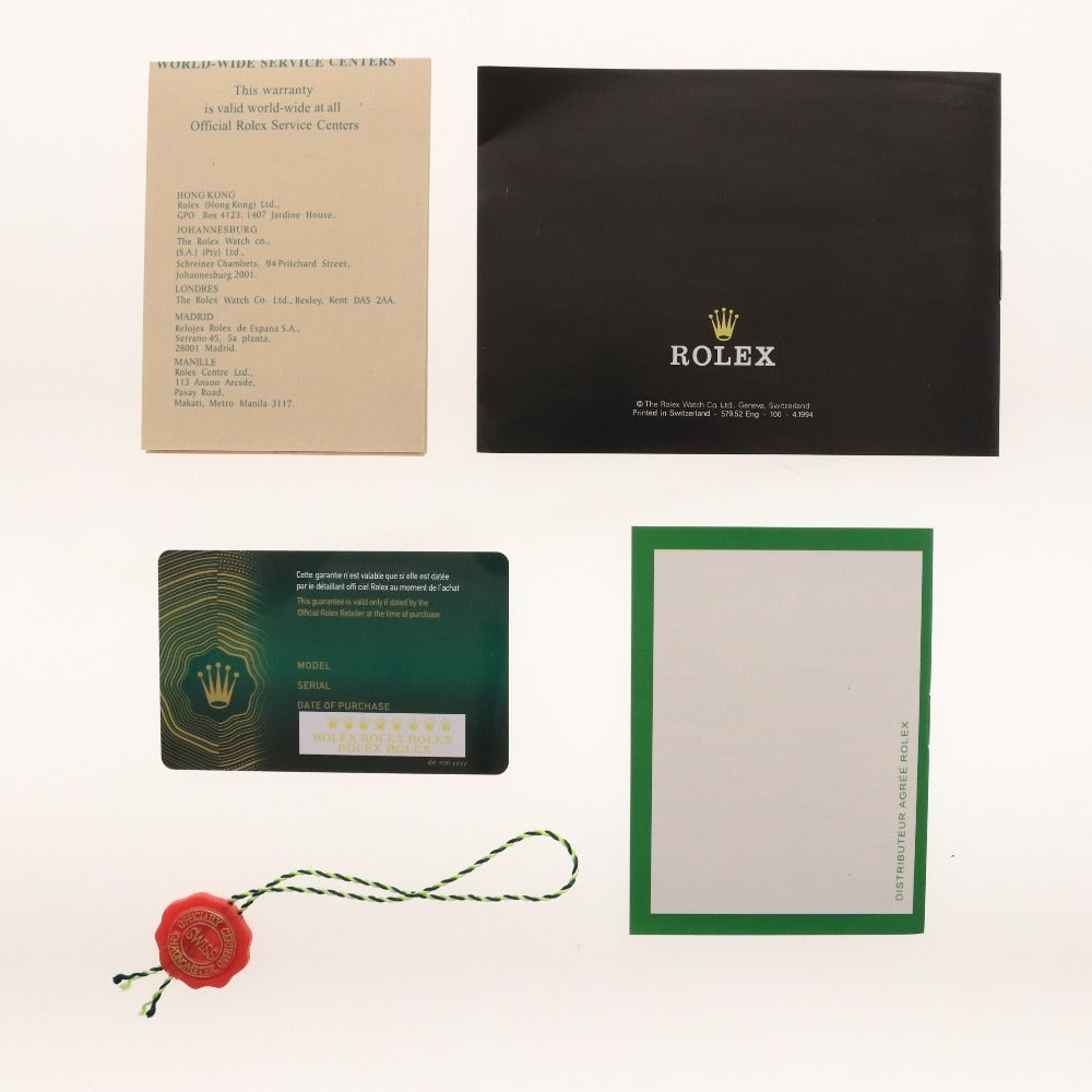 ■ ロレックス GENEVE パスケース カードケース 保証書ケース 付属品付き