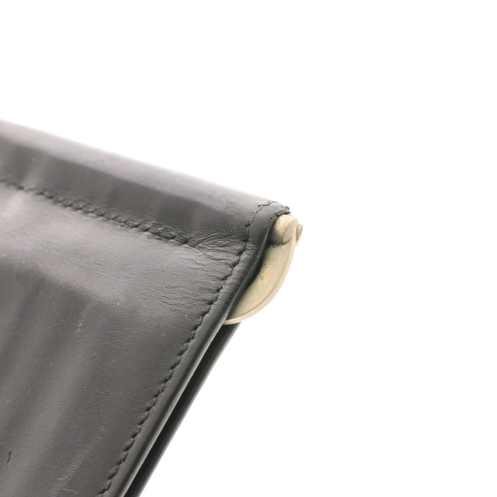 ■ プラダ 二つ折り 財布 札入れ カードケース マネークリップロゴ イタリア製 メンズ ブラック