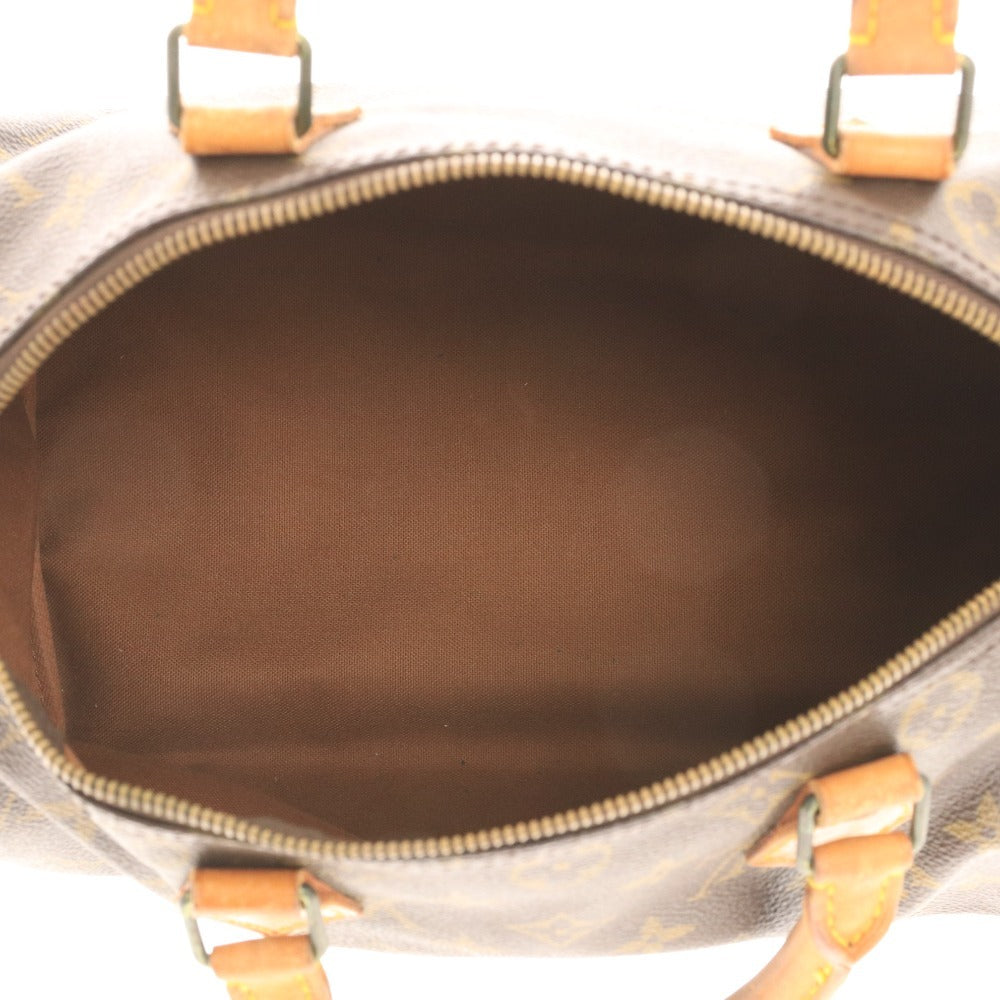 ■ ルイヴィトン スピーディー ハンドバッグ モノグラム キャンバス 鞄 ファスナー開閉 レディース ダークブラウン