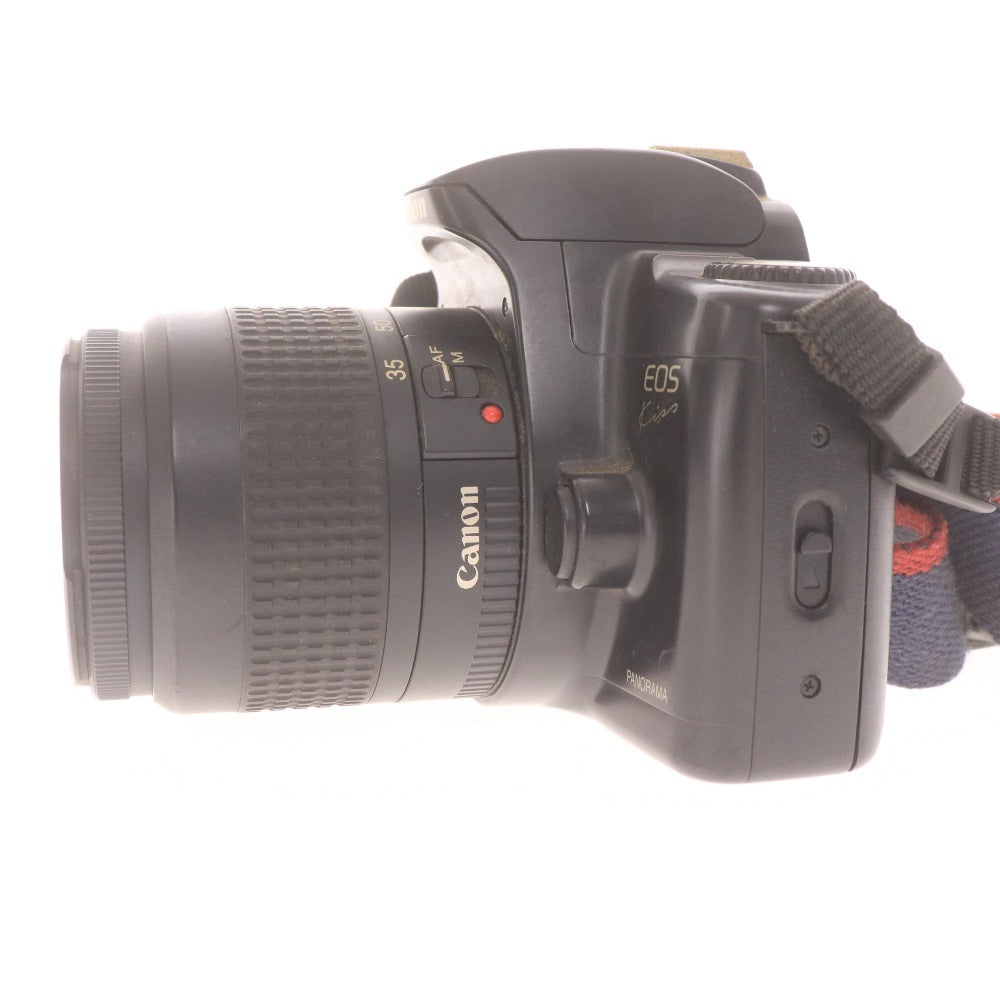 ■ キヤノン EOS Kiss カメラ 一眼レフ フィルムカメラ EF35-80mm f/4-5.6 ズームレンズ 付属品付き