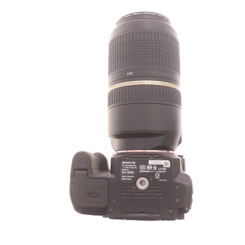 ■ Sony α55 Camera SLR Digital Camera with Tamron SP 70-300mm F4-5.6 Telephoto Zoom Lens, Black