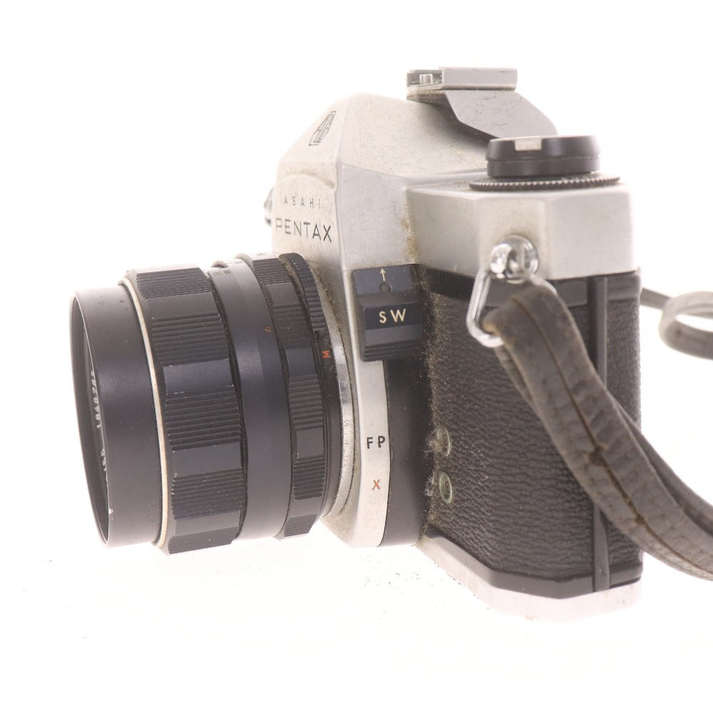 ■ ペンタックス SPOTMATIC SP カメラ 一眼レフ フィルムカメラ Super-Takumar 1:1.8/55 付属品付き