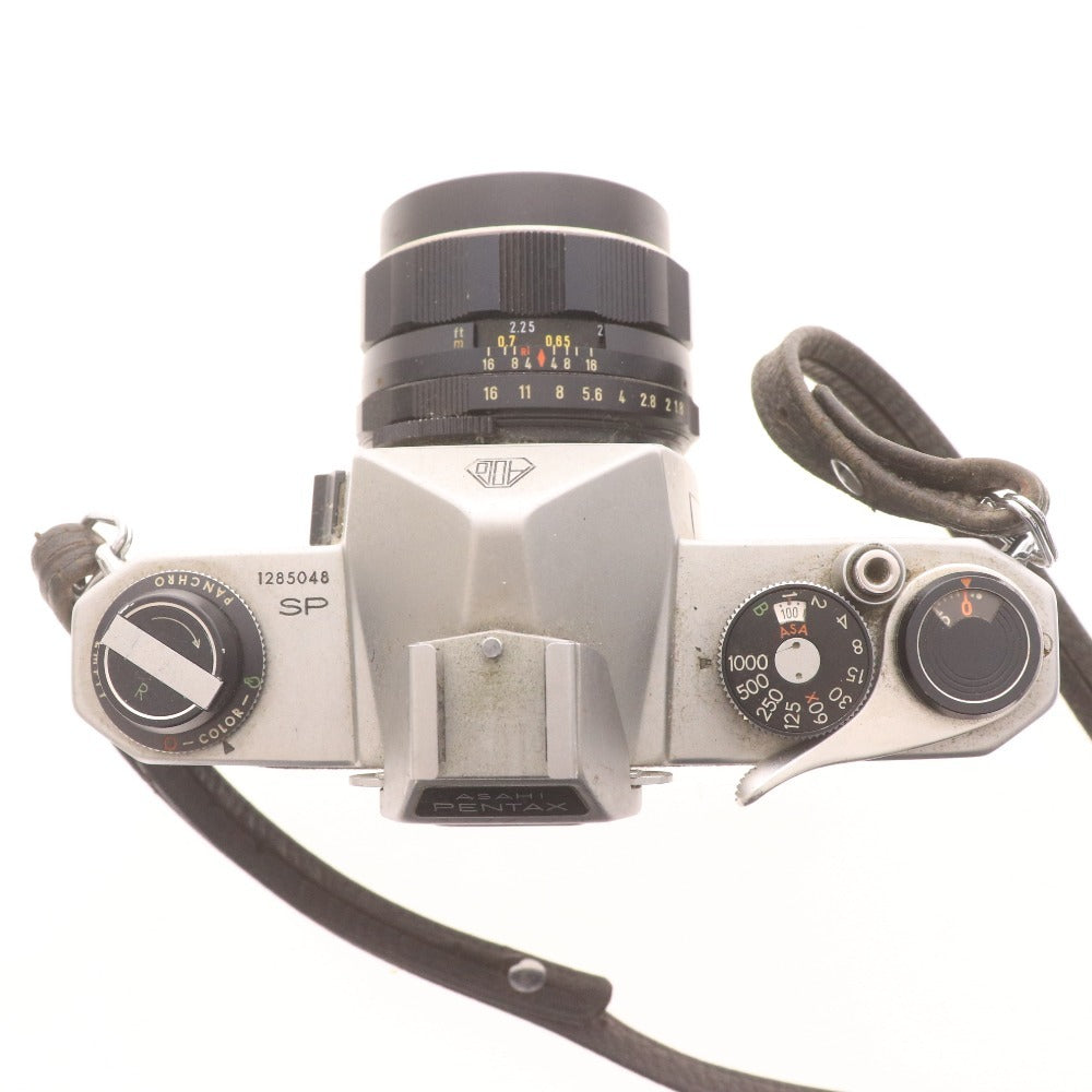 ■ ペンタックス SPOTMATIC SP カメラ 一眼レフ フィルムカメラ Super-Takumar 1:1.8/55 付属品付き