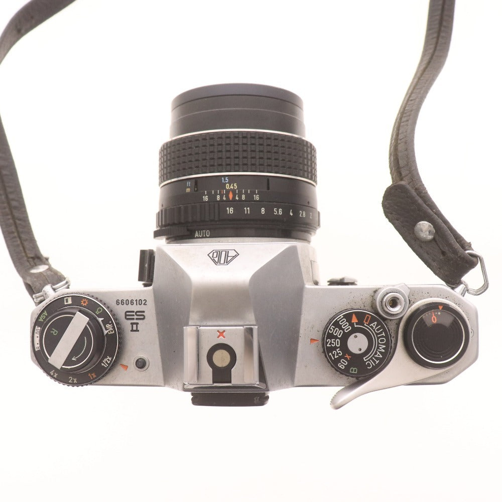 ■ ペンタックス ES II カメラ 一眼レフ フィルムカメラ SMC TAKUMAR 1:1.4/50 付属品付き