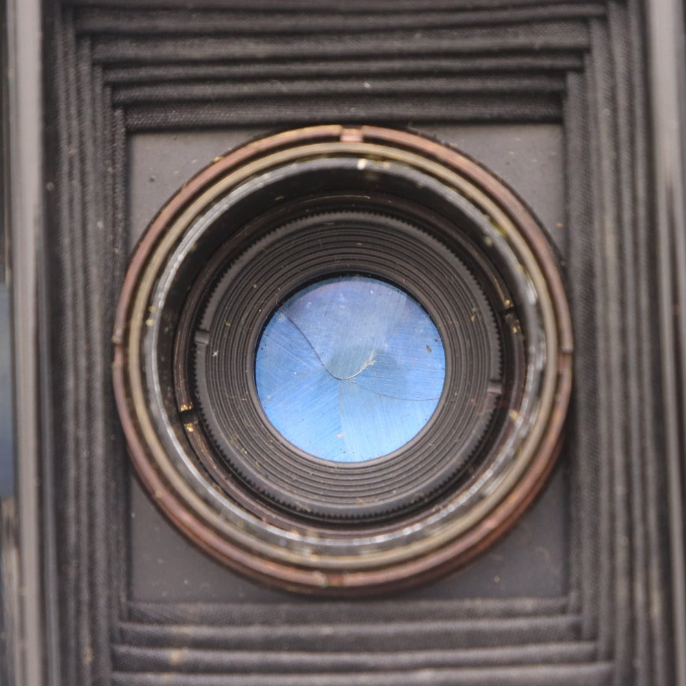 ■ Konica Pearl II Film Camera, Bellows Camera, 1:4.5 f=75mm, with Cover