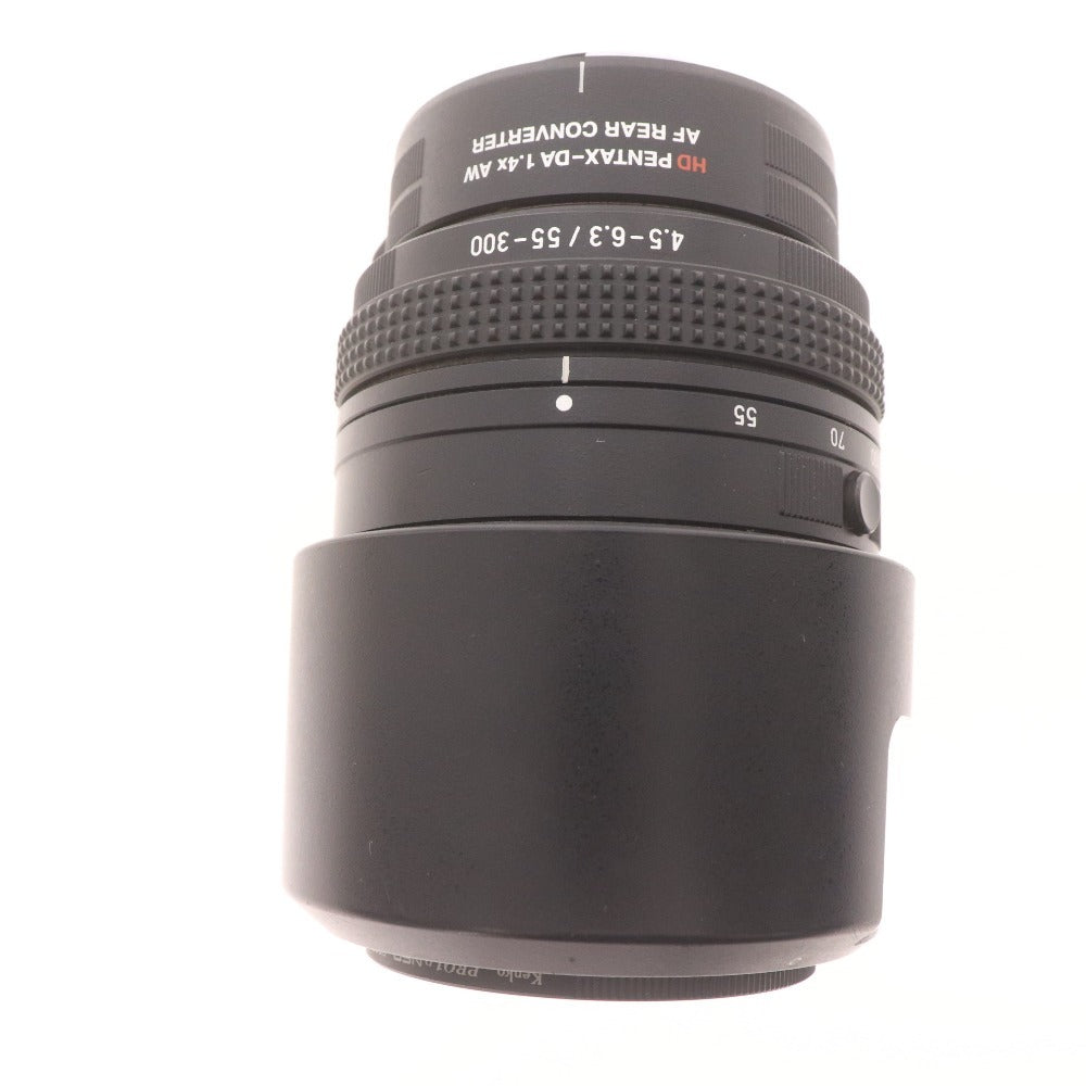 ■ ペンタックス レンズ 4.5-6.3/55-300 HD PENTAX-DA 1.4X AW リアコンバーター付き 付属品付き
