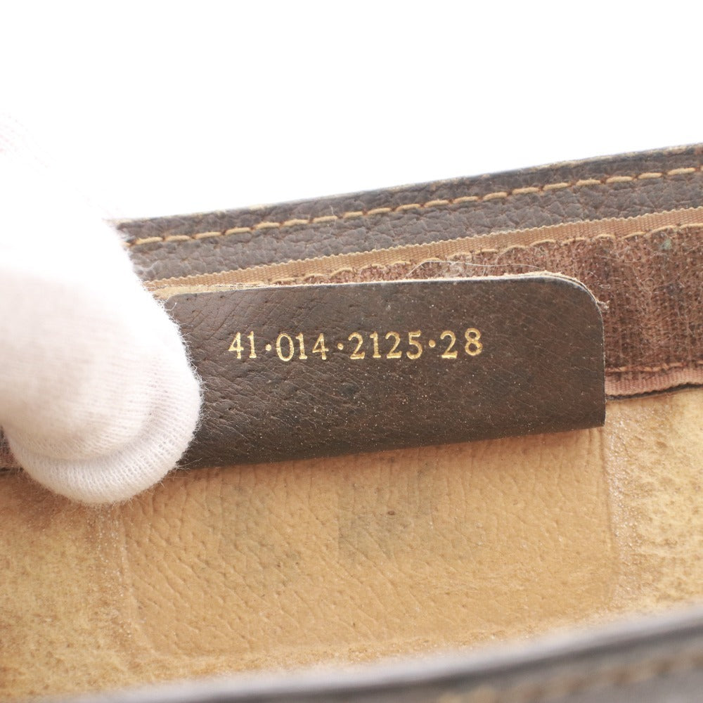 ■ GUCCI グッチ GGスプリーム ウェブ シェリーライン クラッチバッグ 41・014・2125・28 ハンドバッグ 鞄 メンズ ブラウン系 ベージュ系