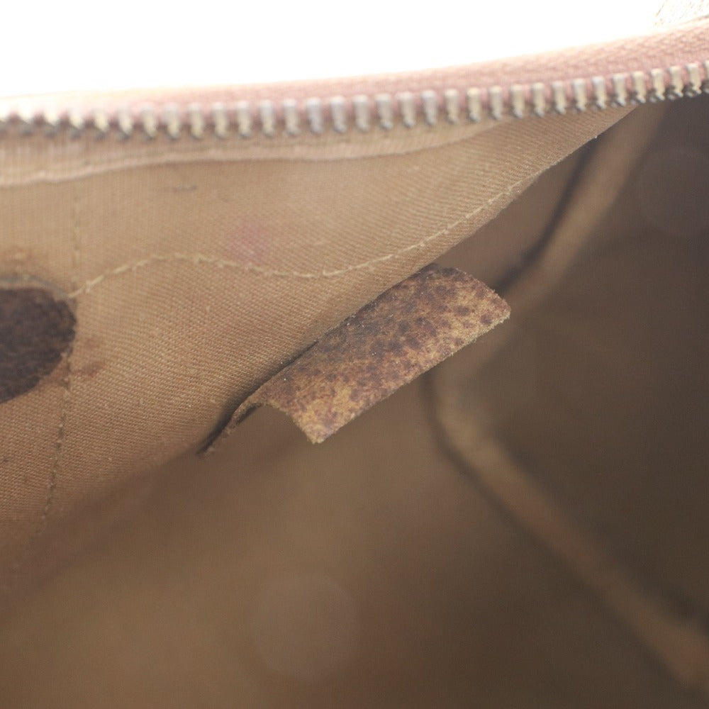 ■ GUCCI Old Sherry Line GG Supreme Mini Boston Bag, Handbag, Men's, Brown, Beige