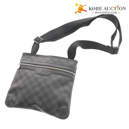 ■ LOUIS VUITTON ルイヴィトン ダミエグラフィット トマス ショルダーバッグ バッグ 鞄 メンズ ブラック